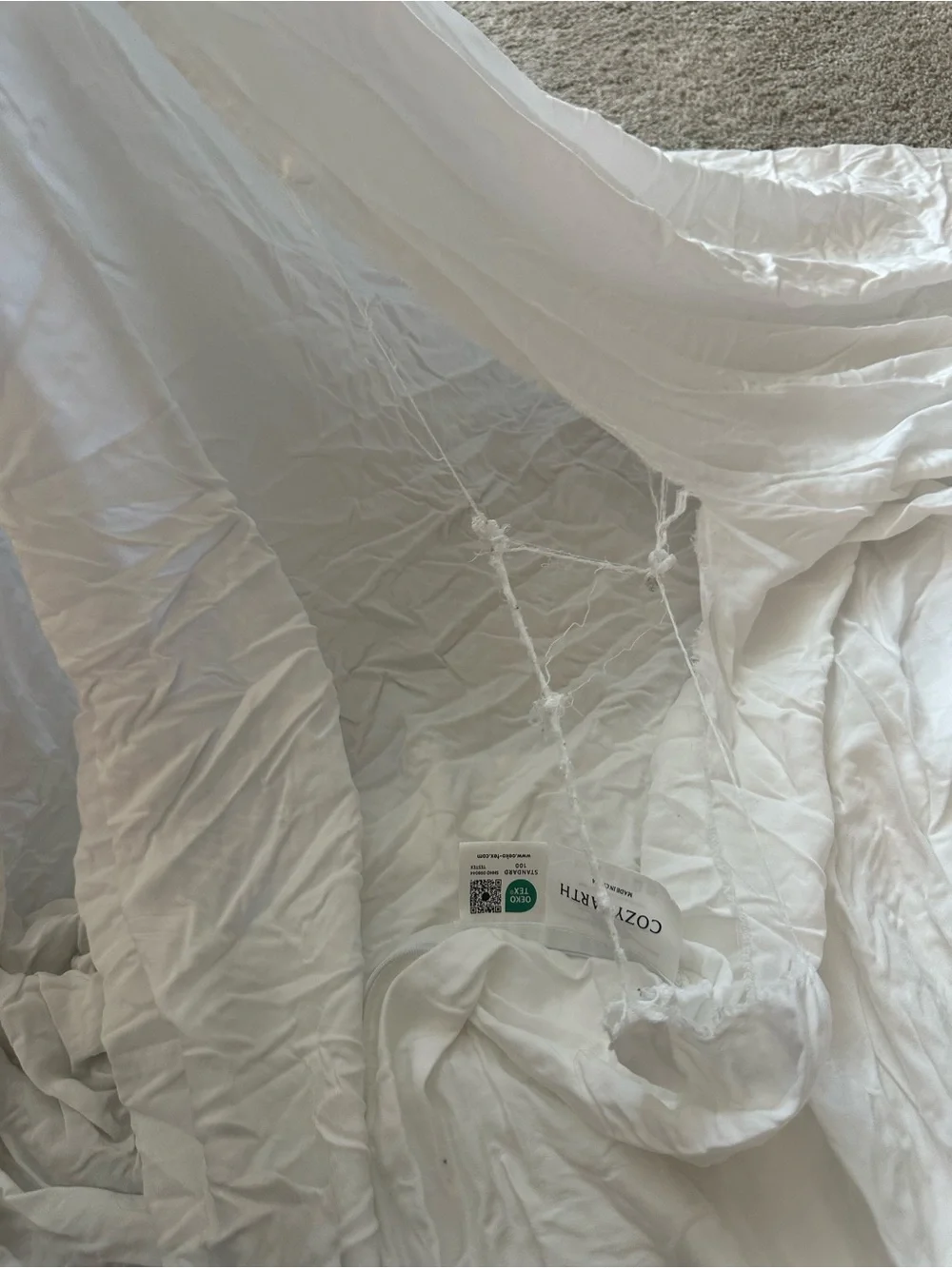 Cozy Earth Bamboo Viscose Duvet Cover King $308 READ